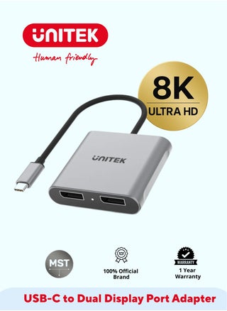 محول USB-C إلى Dual DisplayPort حتى 8K - pzsku/ZF00A464F927F05AF8DA3Z/45/1747833144/dfaeeb3e-dbc4-45e4-99f3-9a11205d5ab1