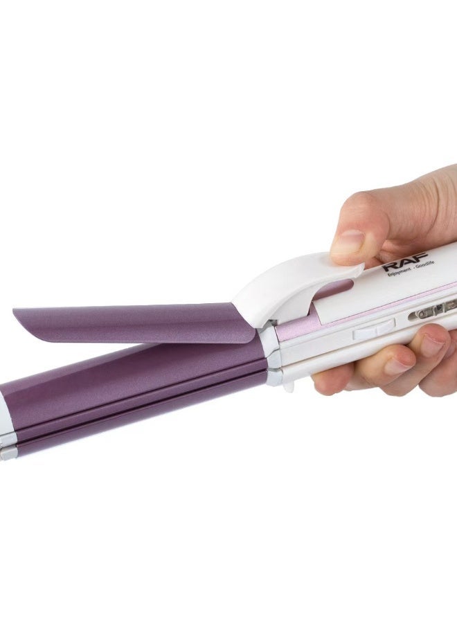 RAF 3 in 1 straight hair hair heat clipboard portable curling iron dormitory home fluffy multifunction curling iron - Image 5