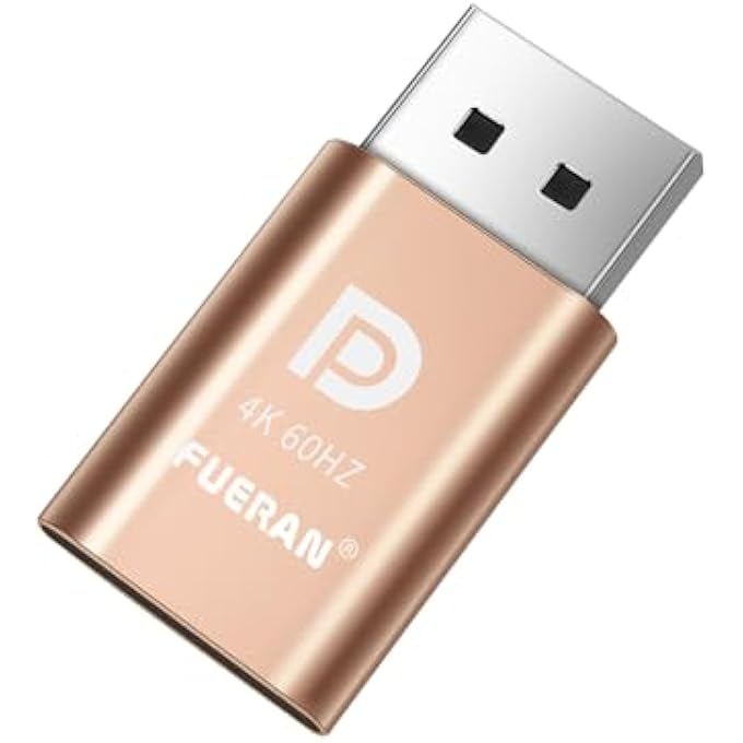 FUERAN DP - DISPLAYPORT DISPLAY EMULATOR EDID EMULATOR PLUG 4K(FIT HEADLESS 4096X2160@60HZ) - Image 1