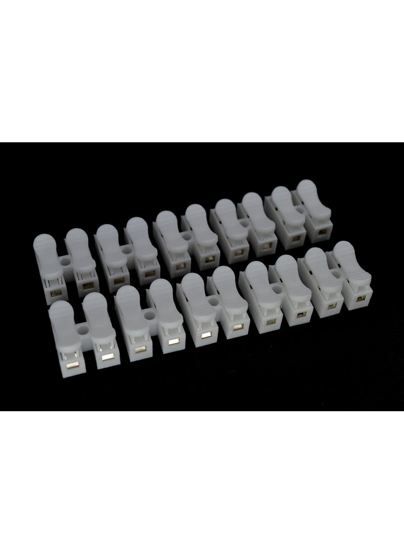 10 Pieces Electrical Junction Box Terminals Spring Loaded Double Up to 2mm² Cable - pzsku/ZF00A63F45FEF534E476FZ/45/_/1740620781/f0f9d54e-6bd8-4eed-98cb-e4bb7d95b35b