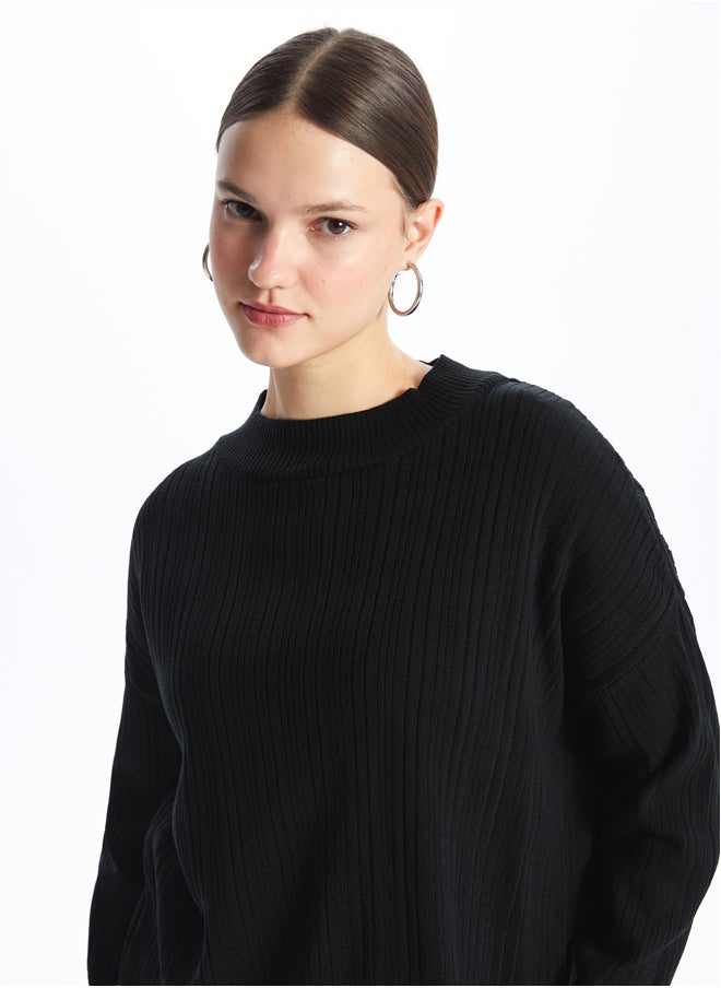 LC WAIKIKI - Half Turtleneck Regular Long Sleeve Women's Tricot Tunic - Image 1