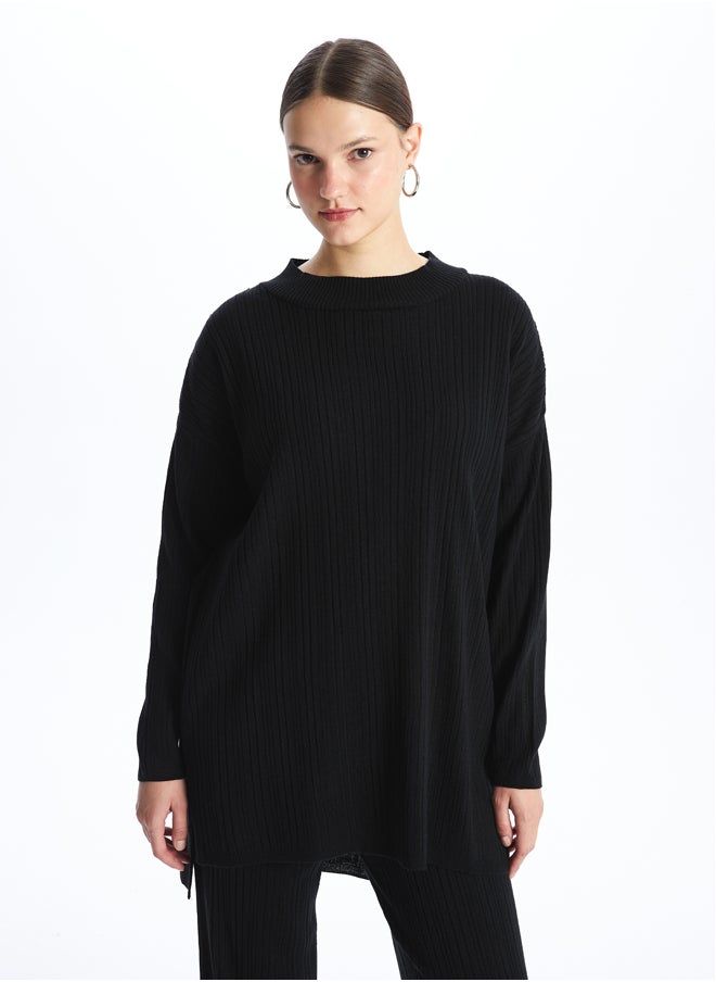 LC WAIKIKI - Half Turtleneck Regular Long Sleeve Women's Tricot Tunic - Image 1