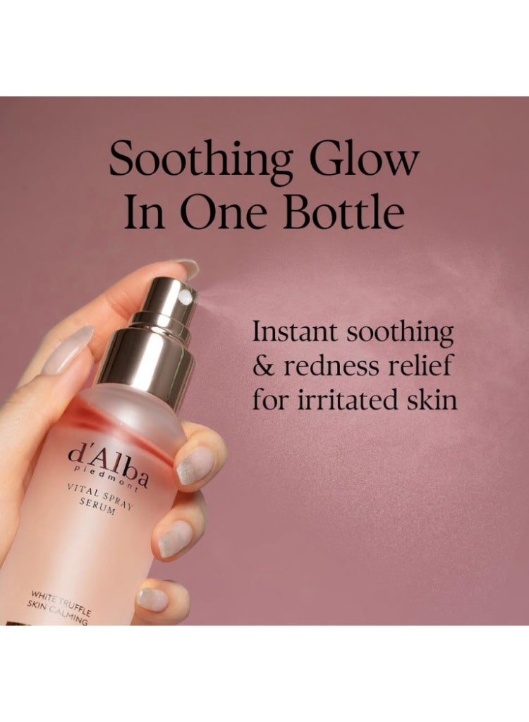 d'Alba Dry, Dehydrated & Dull Skin Care – d’Alba White Truffle Vital Spray Serum 100ml for Deep Hydration, Radiance & Firming - Image 4