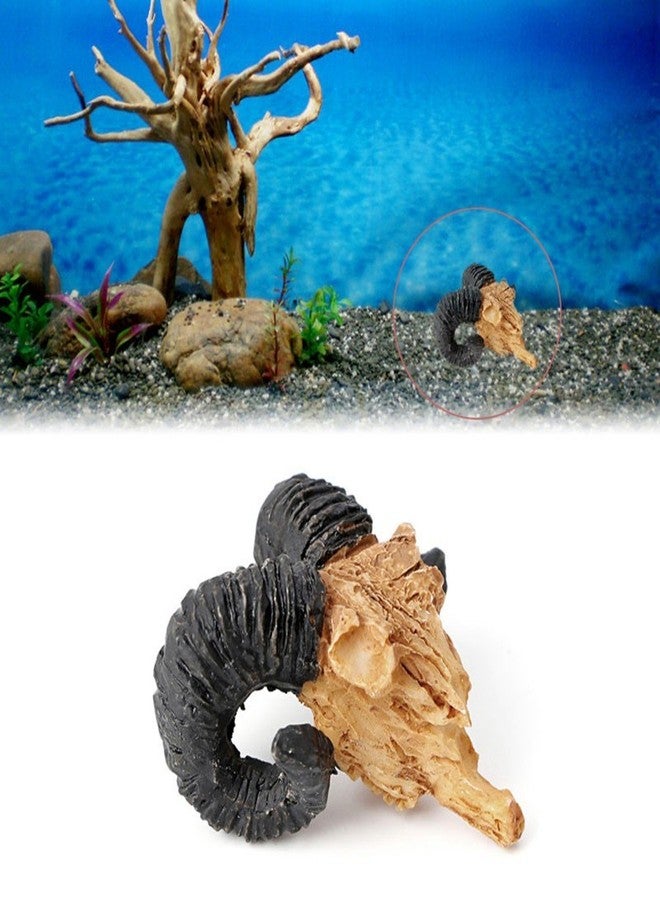 SRI Decorative Aquarium Miniature Ornaments (Pack of 4) (Brown) - Image 4