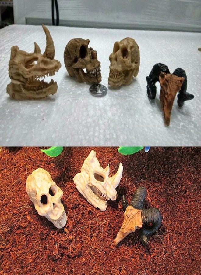 SRI Decorative Aquarium Miniature Ornaments (Pack of 4) (Brown) - Image 5