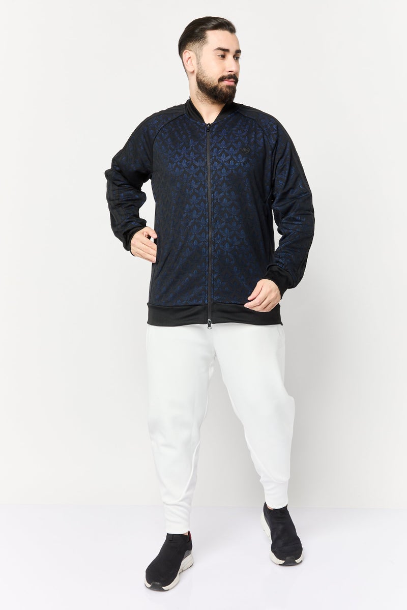 adidas Originals Men Sportswear Fit Long Sleeve Outdoor Jacket, Multicolor  - Image 2
