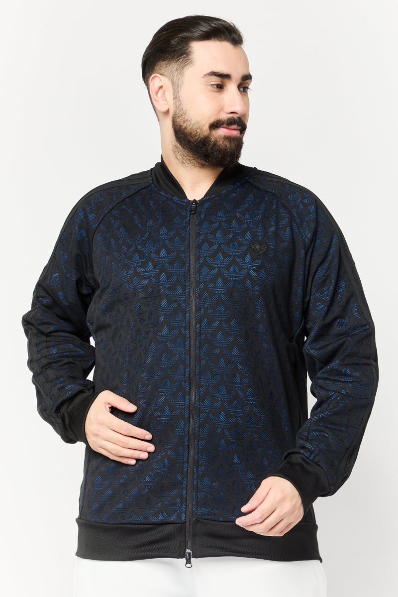 adidas Originals Men Sportswear Fit Long Sleeve Outdoor Jacket, Multicolor  - Image 1