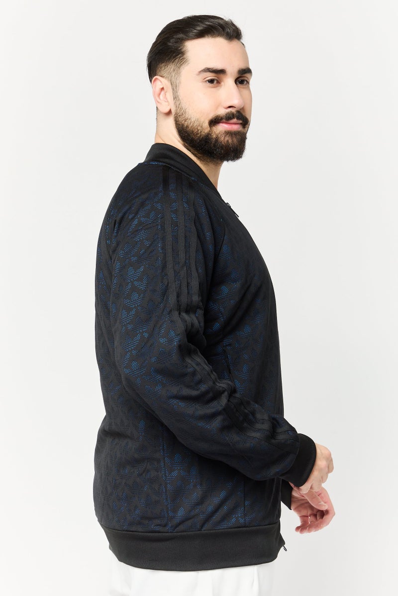 adidas Originals Men Sportswear Fit Long Sleeve Outdoor Jacket, Multicolor  - Image 4