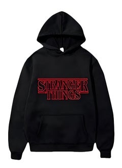 Generic Unisex Hoodies Long-Sleeved Printed Tops Casual Sweatshirts of Soft Cotton Sportswear Fashion Youth Pullovers with Drawstrings and Large Pockets for Daily Wear  - Image 2
