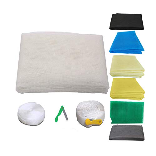 RED WIND Fiberglass Mosquito Net for Windows 48 x 48 Inch_4 X 4 Feet_120 x120 Cms_White Color Without Stitching RW01 - Image 1