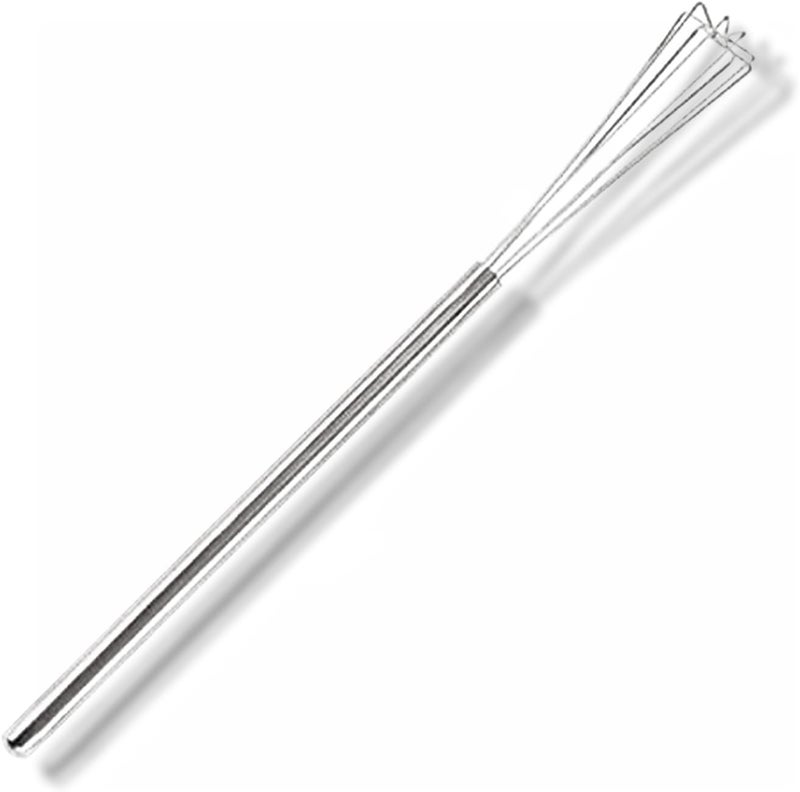 Rattleware 10.25" Long-Handle Silver Espresso Whisk - Perfect Coffee Distribution, Stainless-Steel Triangular Design, Ideal for Commercial & Home Use - Image 1