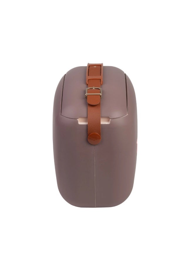 Polarbox 6 Liters Urban Cooler Bag with 2 Containers Mauve Gold - Image 3