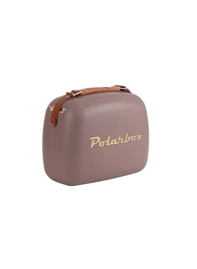 Polarbox 6 Liters Urban Cooler Bag with 2 Containers Mauve Gold - Image 2