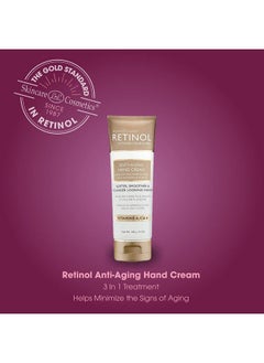 RETINOL Retinol Antiaging Hand Cream The Original Retinol Brand For Younger Looking Hands Rich Velvety Hand Cream Conditions & Protects Skin Nails & Cuticles Vitamin A Minimizes Age’S Effect On Skin  - Image 3