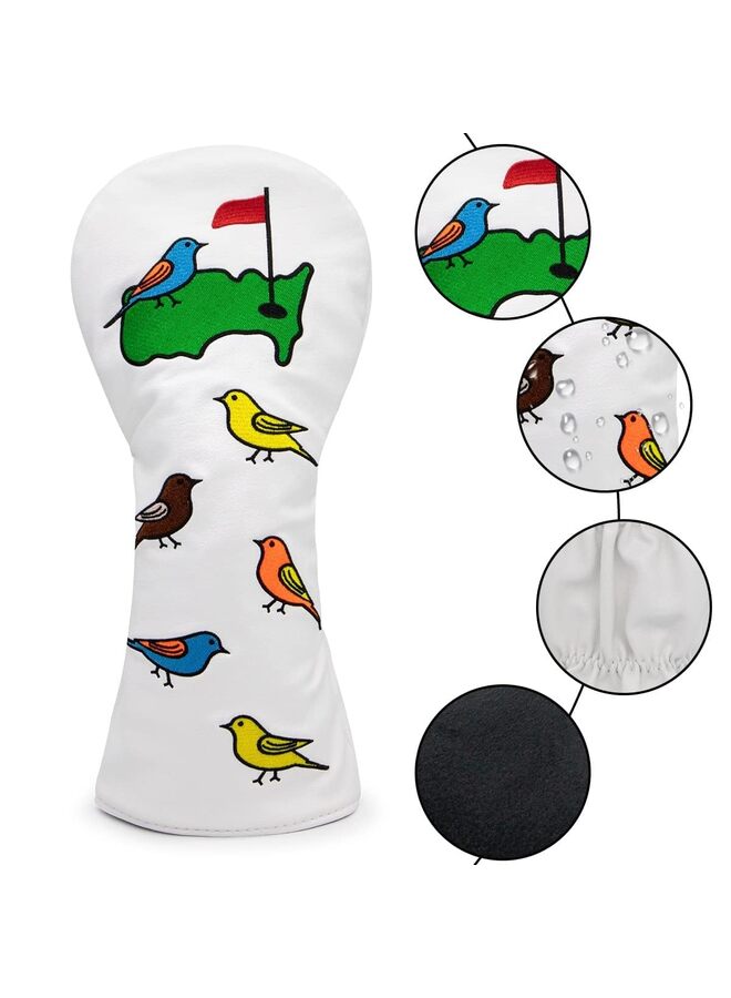 Generic Golf Club Covers for Driver, Fairway, Hybrids - 4 Options - Golf Driver Headcover/Golf Fairway Wood Head Cover/Hybrid Club Head Cover for Men Golfer(Size:UT) - Image 5