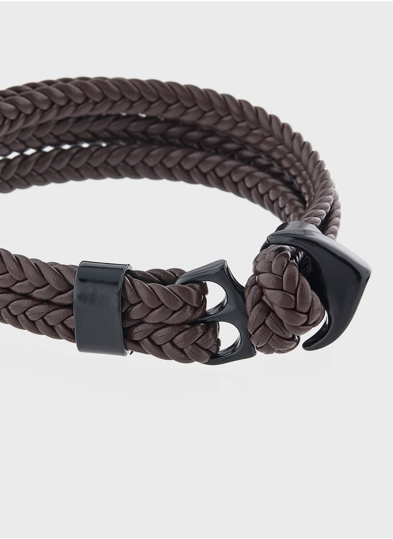 Robert Wood - Anchor Braided Bracelet - Image 1