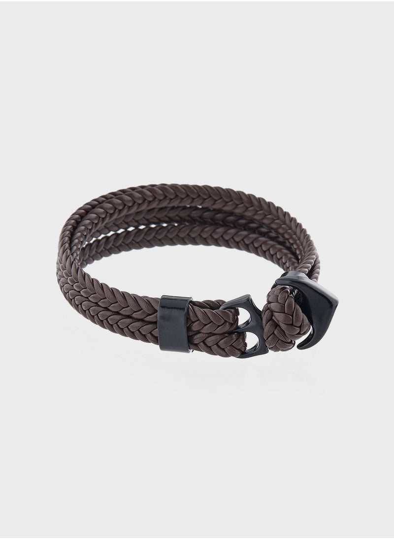 Robert Wood - Anchor Braided Bracelet - Image 1
