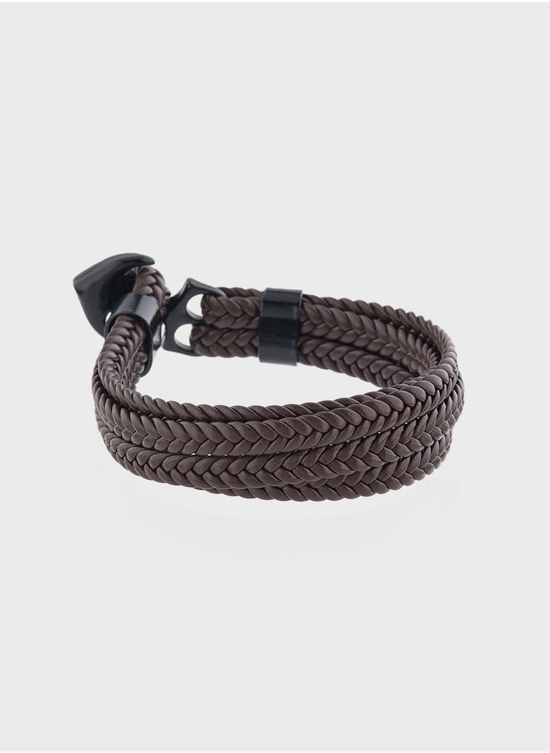 Robert Wood - Anchor Braided Bracelet - Image 1