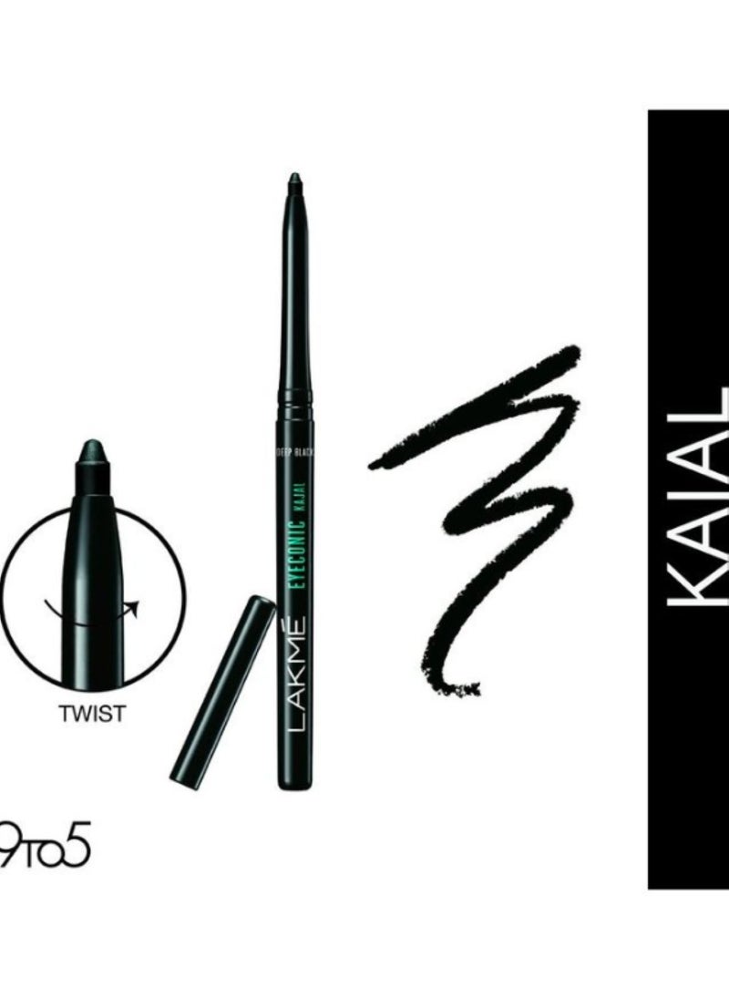 LAKME - LAKME Eye Conic KAJAL DEEP BLACK 0.35g - Image 1