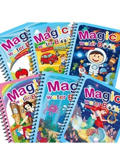Storio Storio Water Magic Book, Magic Doodle Pen, Coloring Doodle Drawing Board Games for Kids, Educational Book for Growing Kids Pack of 1 Book  - Image 5