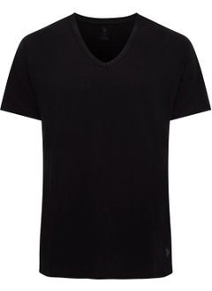 U.S. Polo Assn. BASE. Polo Assn. - Men's Oversize Black 2-pack V-Neck T-Shirt  - Image 2