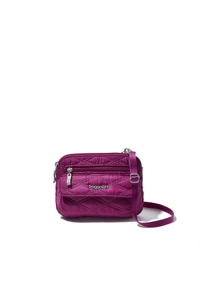 Baggallini Womens Modern Everywhere Mini Orchid Quilt One Size Us - Image 1