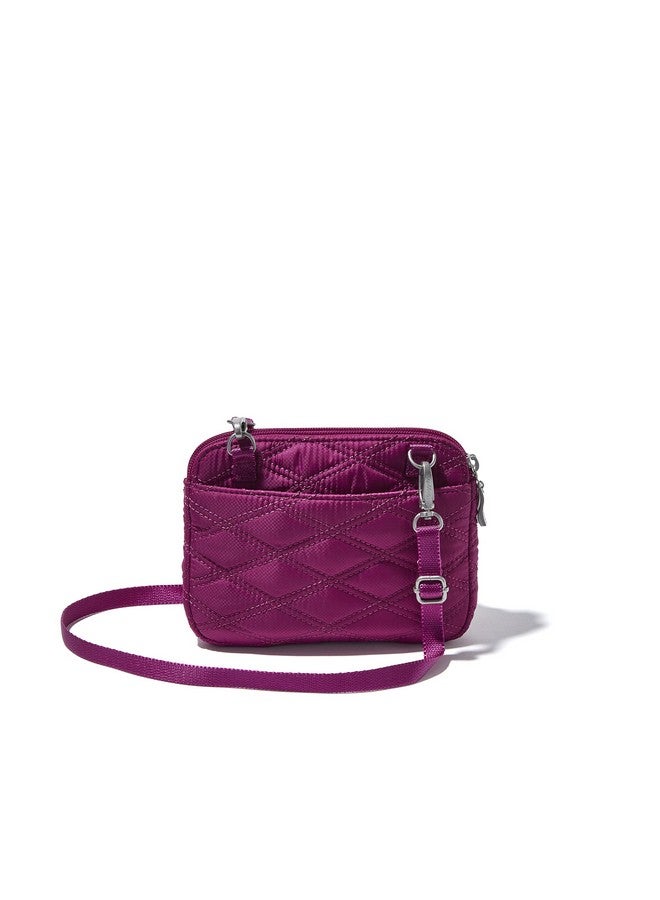 Baggallini Womens Modern Everywhere Mini Orchid Quilt One Size Us - Image 3