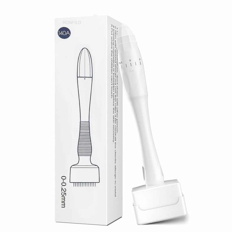 RONFILD Derma Pen Stamp For men and Women Microneedle Pen for Body Hair Beard Growth Adjustable Microneedling Stamp For Skin - Image 1