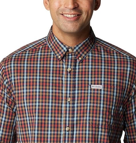 Columbia Men's Rapid Rivers II Long Sleeve Shirt, Collegiate Navy Everyday Gingham, XX-Large - Image 4