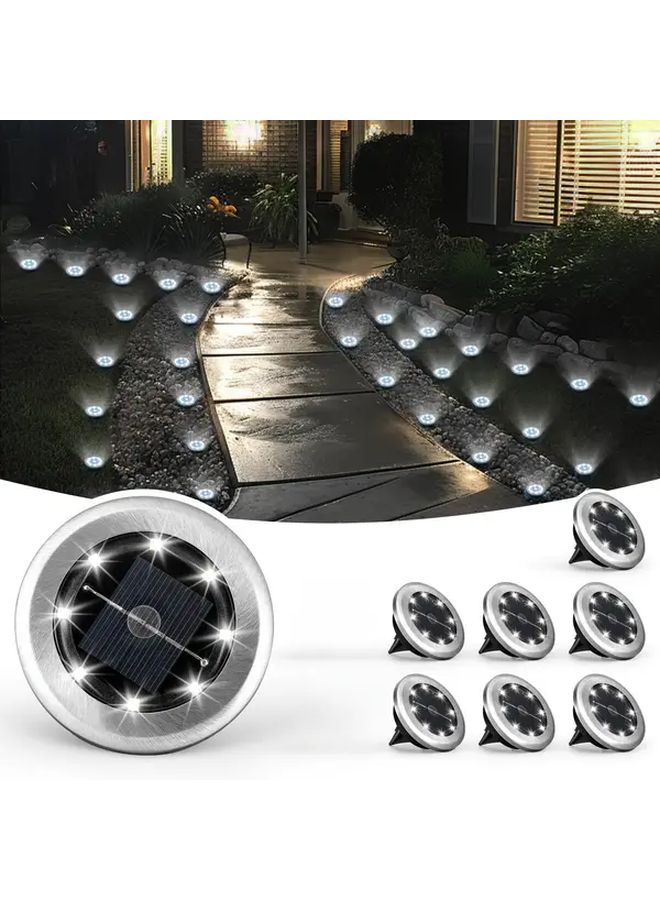 12 Pack Solar Ground Spotlight White Light Outdoor Landscape Lamp - Image 3