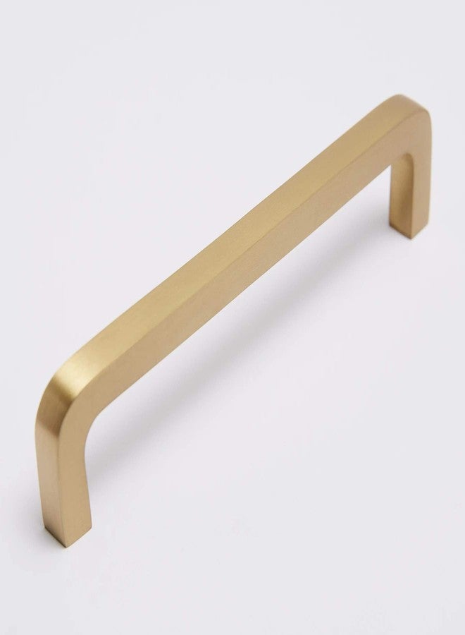 HOBKNOBS Solid Brass Berlin Handle (147mm, Burnished Brass). - Image 2