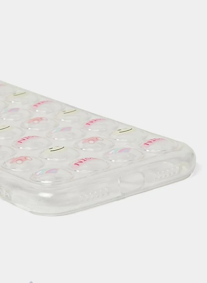 Styli Push Pop Bubble Graphic Print Phone Case - 13 PRO