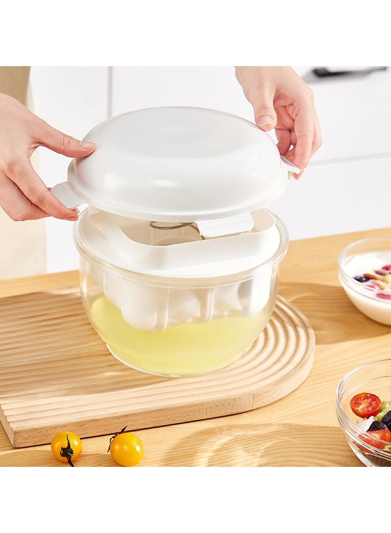 عام مفرز قهوة و يوجورت عجيز كبير السعة. إن هذا المفرز الذي يستخدم في صناعة اليوجورت اليوناني الصنع في المنزل ولبتخين حليب الصويا ولبخلط الجبن ولفصل المصل من اللبن يتيح سهولة عمل الشاي المسائي. - Image 1