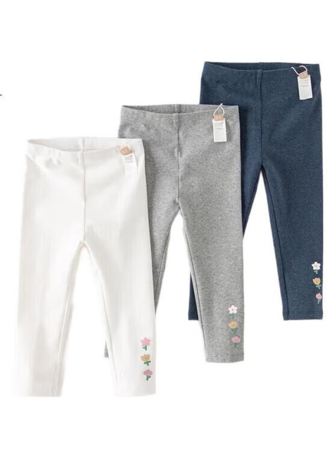 Dave & Bella Girls' Leggings Autumn Children'S Trendy Pants, Baby Casual Trousers - Image 3