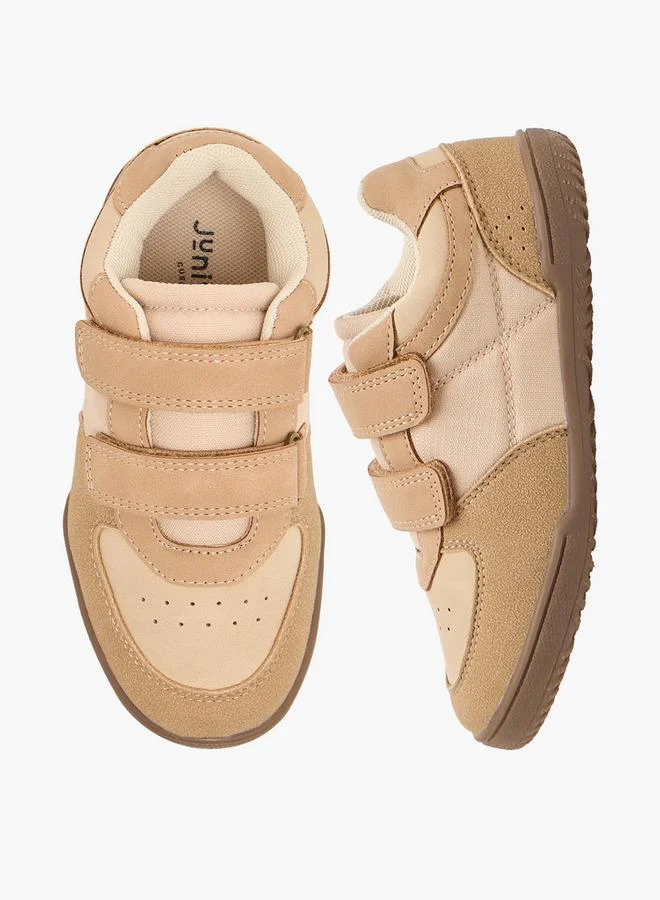 جونيورز Boys Hook & Loop Ankle School Sneakers