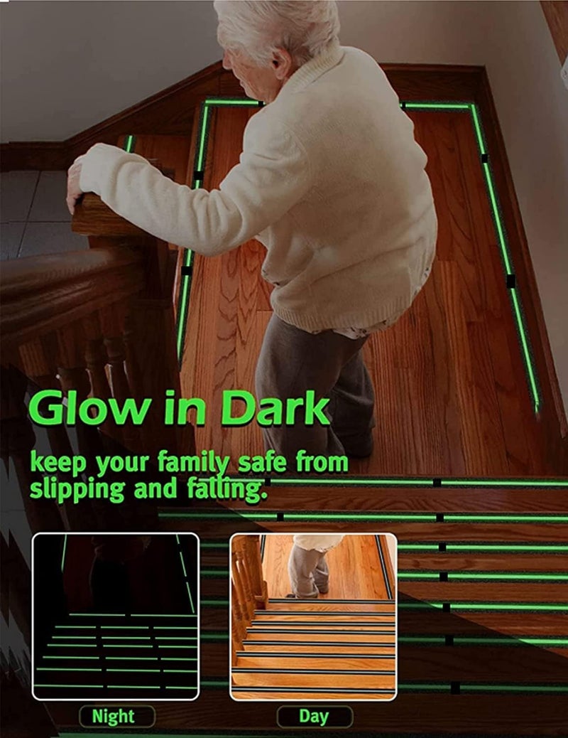 Kyerivs Luminous Non-Slip Stickers for Bathtubs and Showers - 24 Pcs - Image 3