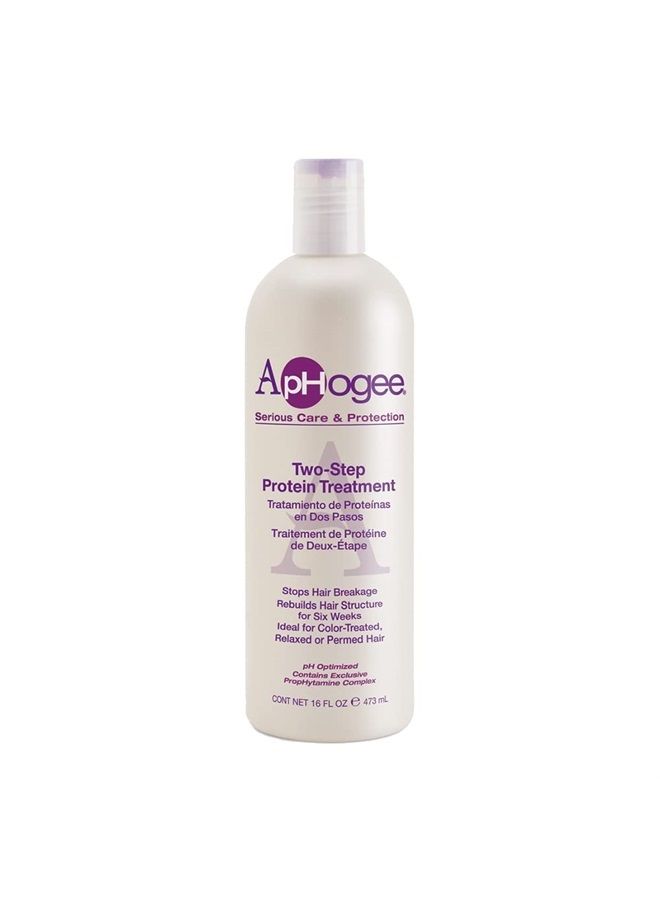 ApHogee Two-step Treatment Protein for Damaged Hair 16 oz. - Image 1