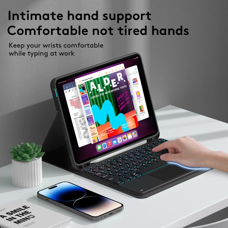 Bluetooth Keyboard For Samsung A9 Plus11 Keyboard Protective Case S6 Lite Protective Case S7/8/9 Protective Case - Image 5