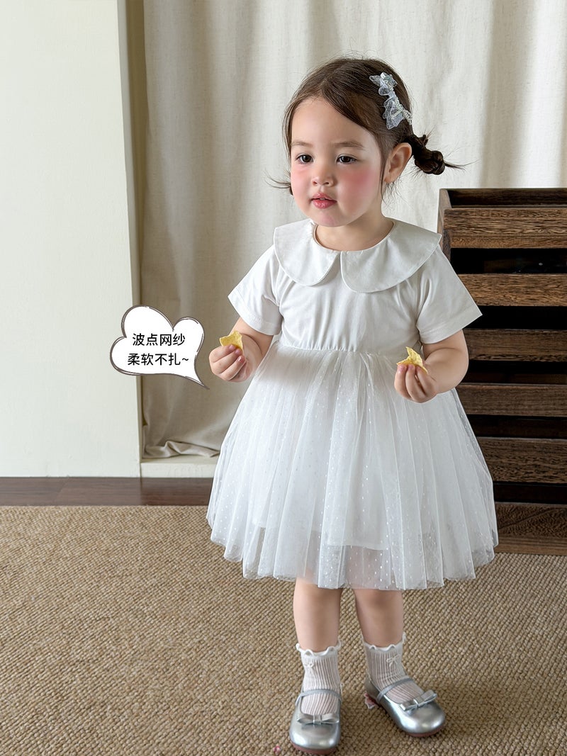 Zhe Li Children''s Clothing Girls'' Dress Summer Thin Style 2026 Fashionable Children''s Princess Dress Class a One-Year-Old Baby Girl Dress - Image 2