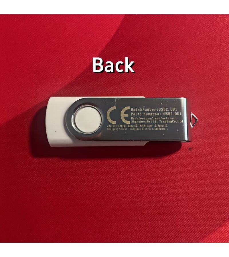 50 قطعة حمراء سعة 16 جيجابايت USB 2.0 فلاشة USB نقش الشعار المخصص الاسم الشخصي هدية مكتبية تذكار تخرج - Image 4