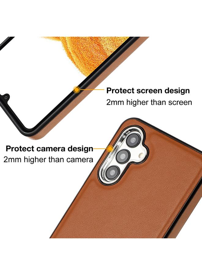 S-TOP Case For Samsung Galaxy A54 5G Leather Texture Full Coverage Phone Case - Image 4