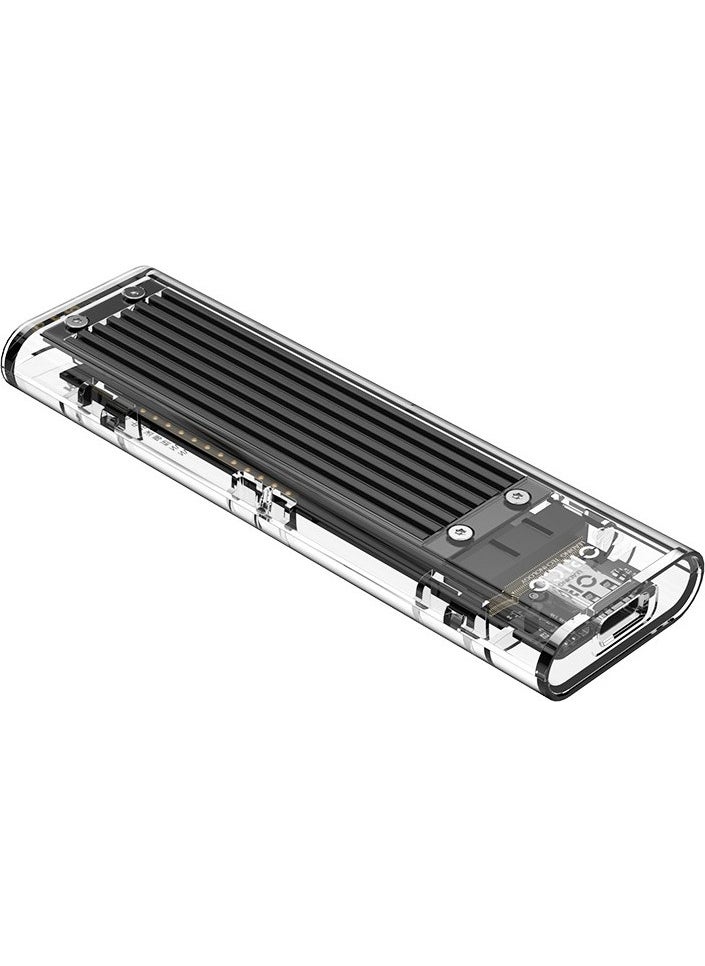 Orico علبة قرص SSD NVMe M.2 10Gbps من نوع USB3.1 Gen2 Type-C باللون الأسود  - Image 2