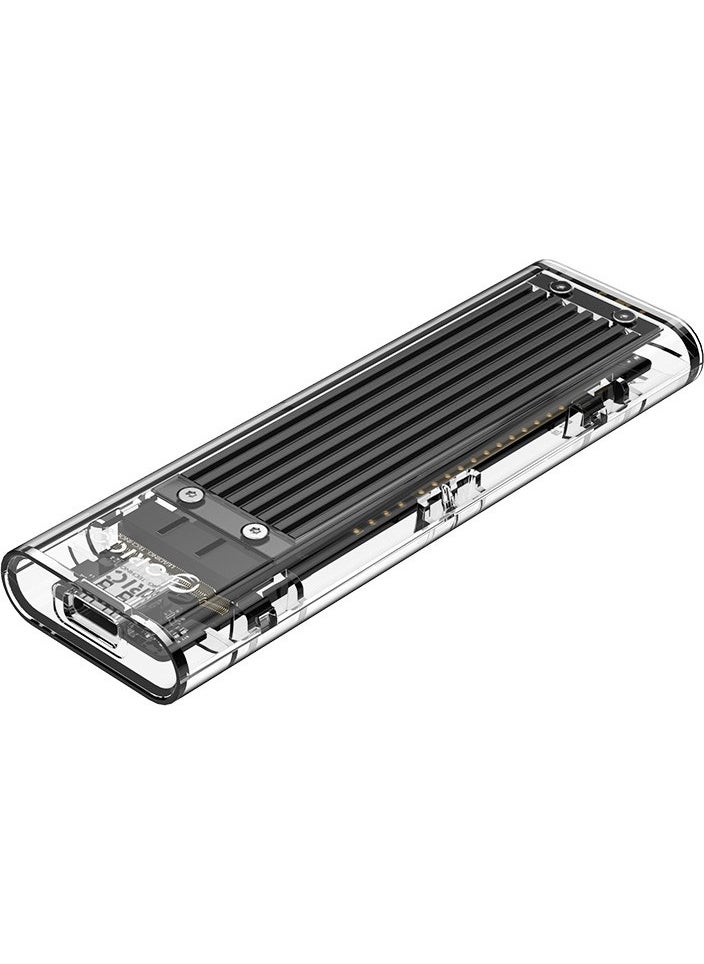 Orico علبة قرص SSD NVMe M.2 10Gbps من نوع USB3.1 Gen2 Type-C باللون الأسود  - Image 1