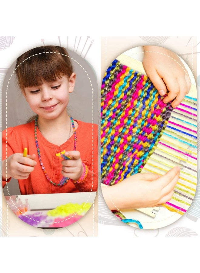 Minatee 36 Pcs Beginners Wooden Loom Notched Weaving Loom Basket Weaving Loom Tools Accessories for Kids Adult Art Craft Activity Jewelry Motor Skills Crochet Knitting Sewing Teaching Educational, 6 x 9 In - Image 5