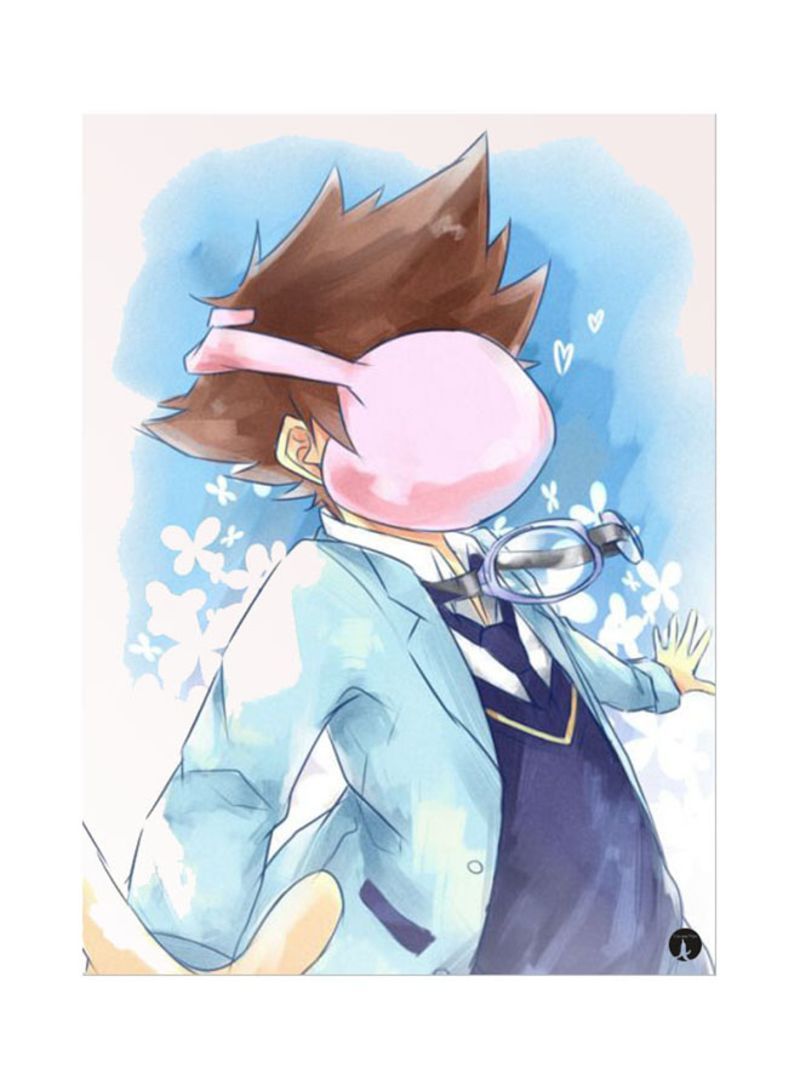 RKN The Anime Digmon Mouse Pad Pink/Blue