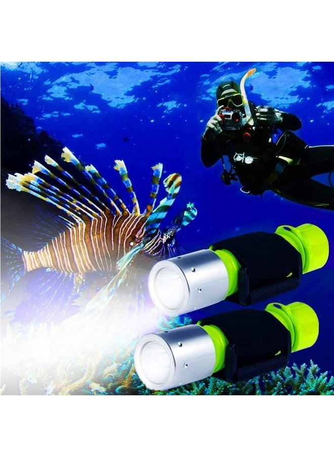 Professional 1100 Lumen Diving Flashlight Xm L2 Bright Submarine Light Scuba Safety Lights Waterproof Underwater Torch For Outdoor Under Water Sports(2 Pack) - pzsku/ZF00C1542DC7120E4EB0BZ/45/_/1694511652/63408c8d-a206-4566-984a-573b6a48d80f