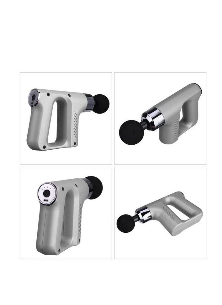 Generic - Massage Body Relax Pain Relief Electric Therapy Gun, 4 Head Vibration Fascial Gun For Fitness Relaxer - Image 1