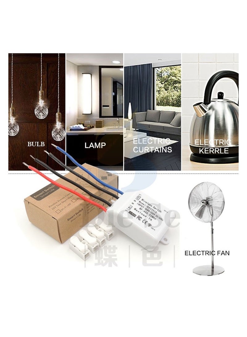 Diese 433Mhz Universal Wireless Remote Control Switch AC 220V Relay Receiver Module - Image 2