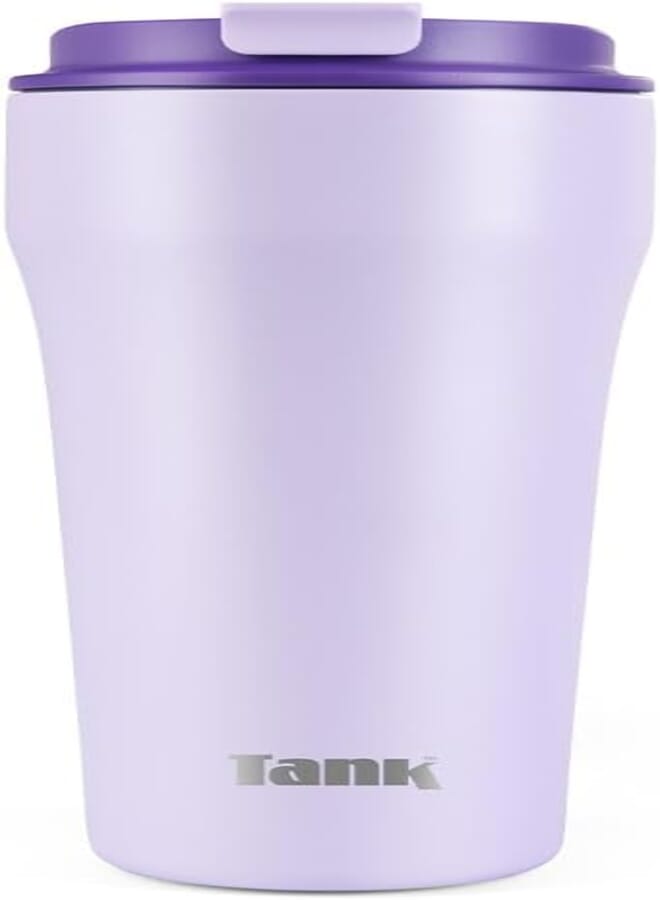 Tank Everyday 480ml Mug Stylish Insulated Stainless Steel, Hot Beverage Ready, Leakproof - Lavender