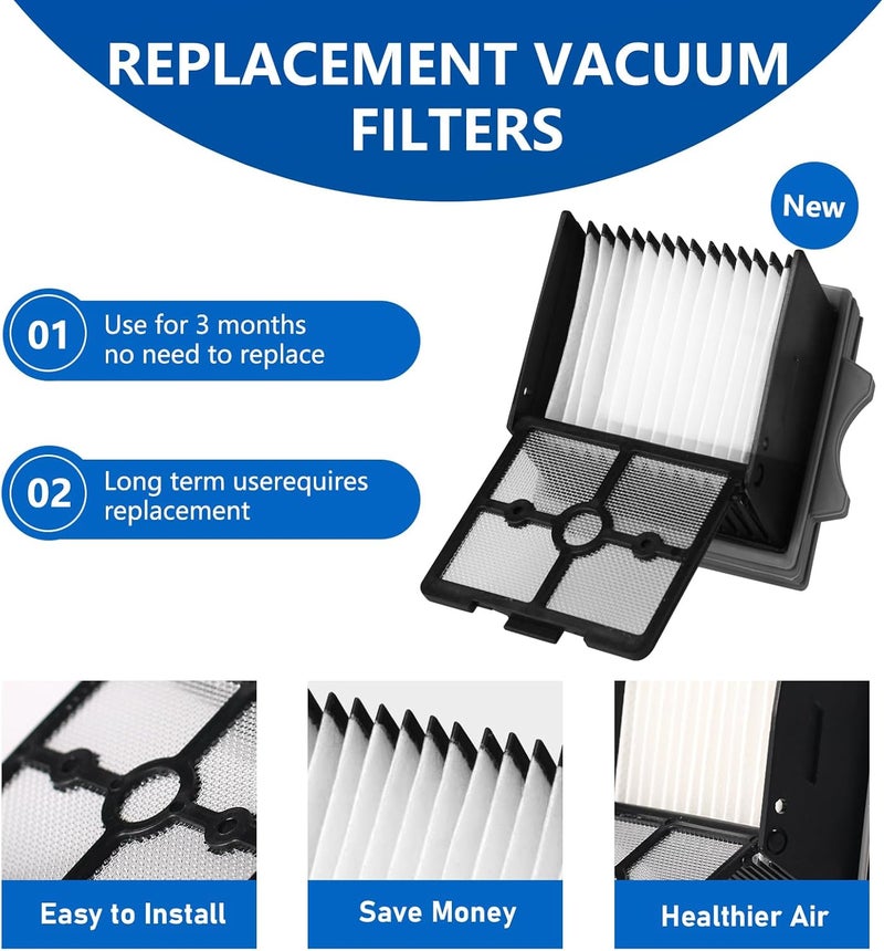Keluke Roller Brush and Filter Replacement Compatible with Tineco Floor One Stretch S6/ i6 /i5 Stretch /S9 Artist /S7 Stretch Cordless Vacuum Cleaner Replacement Parts - Image 4